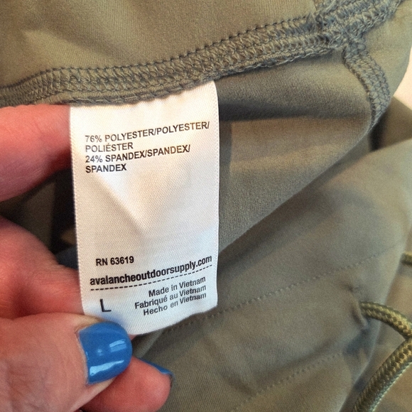 Avalanche Outdoor Supply Co. High Waisted Compression Leggings Size Large New - Picture 11 of 14